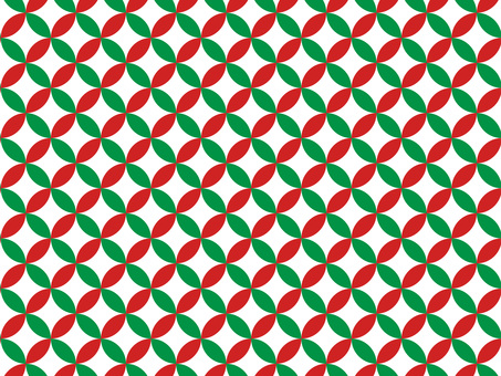 クリスマスカラーの七宝柄テクスチャ クリスマスカラーの七宝柄テクスチャ 幾何学模様,テクスチャ,市松,スウォッチ,シームレス,パターン,模様,柄,飾り枠,背景のイラスト素材