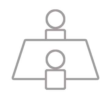 面接（面談） 面接,面談,２人,会話,評価,対面,話す,人,人物,イメージのイラスト素材