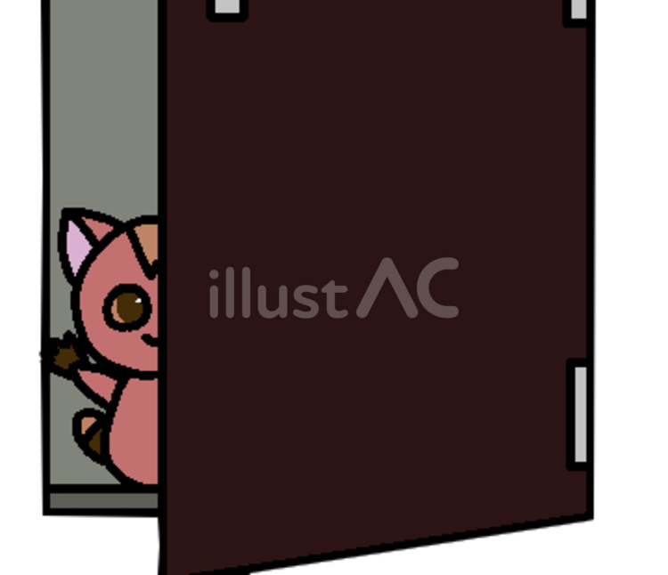 行ってらっしゃい 猫,ぬいぐるみ,見送りのイラスト素材