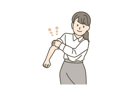 腕まくりをする女性 ビジネスマン,社会人,会社員,腕まくり,準備,行動,元気,気合い,モチベーション,自信のイラスト素材