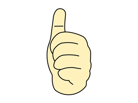 グッドサイン グッド,good,いいね,グー,ok,了解,完了,良好,良い,よしのイラスト素材