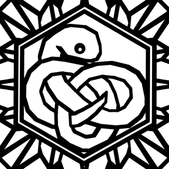 シームレスなモザイク　干支 卯　o 巳,蛇,ヘビ,干支,動物,正月,年賀状,背景素材,線,バックグラウンドのイラスト素材