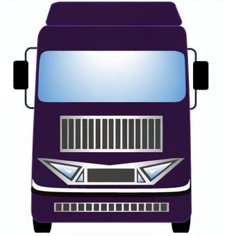 トラック93 車,トラック,正面,物流,運輸,運送,ロジスティクス,貨物,輸送,流通のイラスト素材