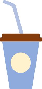 コップ ジュース コップ,ジュース,コーヒー,カフェオレ,ホットドリンク,テイクアウト,紙コップ,プラスチック,容器,ストローのイラスト素材