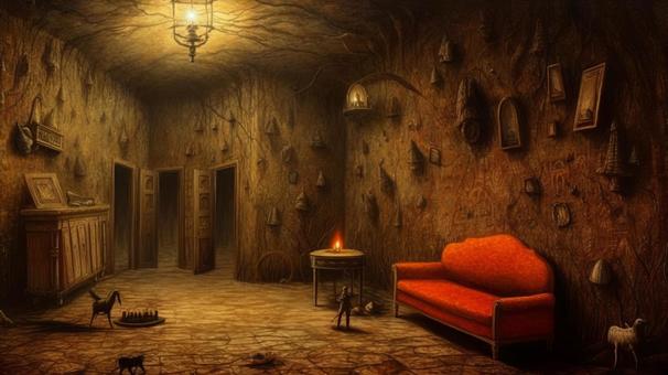 creepy wall room, , JPG