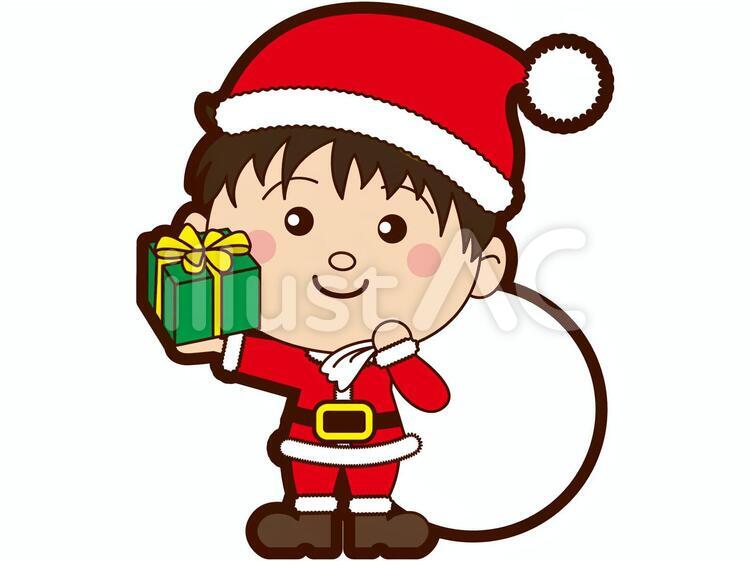 可愛いサンタの男の子イラスト No 2858 無料イラストなら イラストac