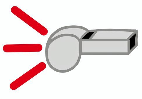 ホイッスル ホイッスル,笛,音,鳴る,吹く,出る,注意,警告のイラスト素材