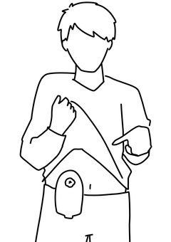 Illustration, stomie, ostomate, poinçon pointant, 