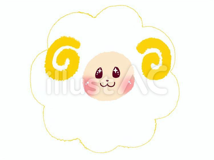 牡羊座 牡羊座,おひつじ座,星座のイラスト素材