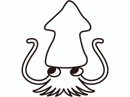 Illustration, squid, creatures, animal, JPG, PNG and AI