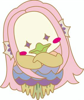 Illustration, JPG, PNG and AI Illustration, amabie, monster, pale, JPG, PNG and AI