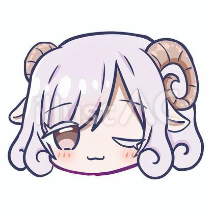 ヒツジの女の子_ウインク