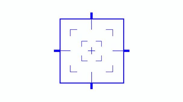 照準マーク④ 青 照準マーク④ 青 照準,スコープ,アイコン,シンプル,挿絵,ワンポイント,ライフル,ゲーム,サバゲー,銃のイラスト素材