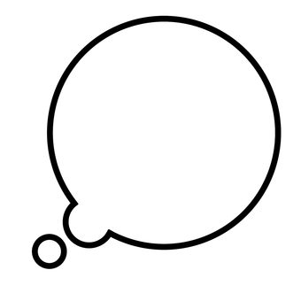 吹き出し　丸　枠内透過 吹き出し,ふきだし,丸,かわいい吹き出し,フキダシ,フレーム素材,アイコン,楕円,想像,空想のイラスト素材