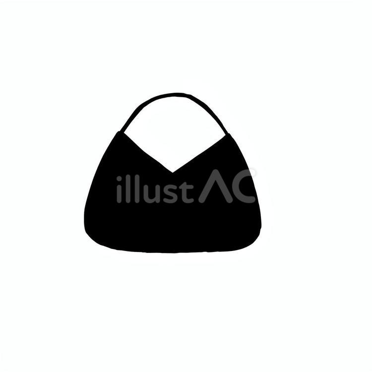 のり巻きのおにぎり おにぎり,おむすび,モノクロのイラスト素材
