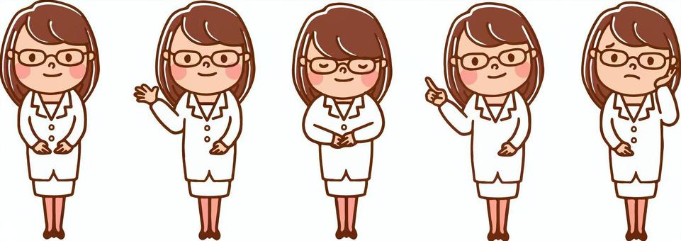 受付案内女性