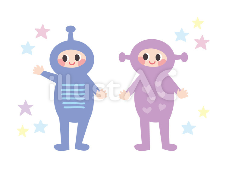 宇宙服の人 宇宙人,宇宙飛行士,宇宙服のイラスト素材