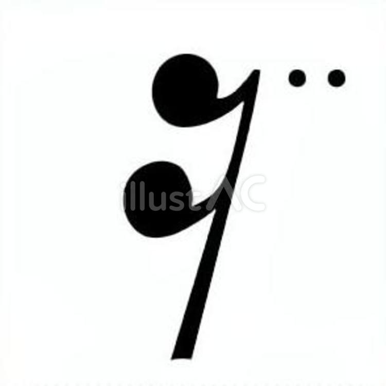 休符１５（複付点１６分休符） 複付点,１６分,休符のイラスト素材