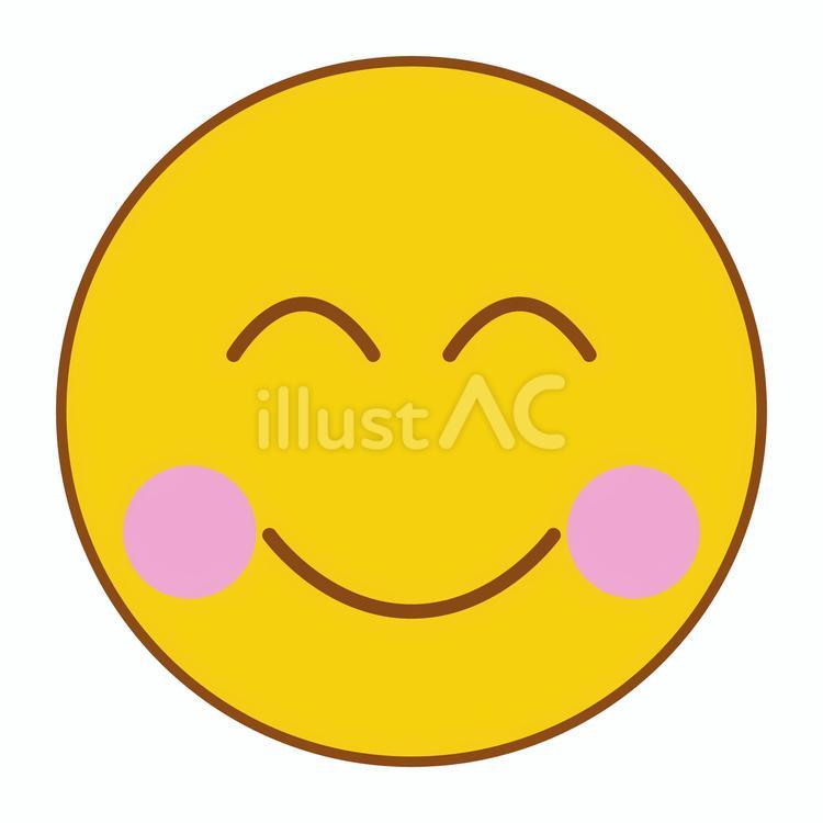 絵文字ちゃん03 絵文字,顔,表情のイラスト素材
