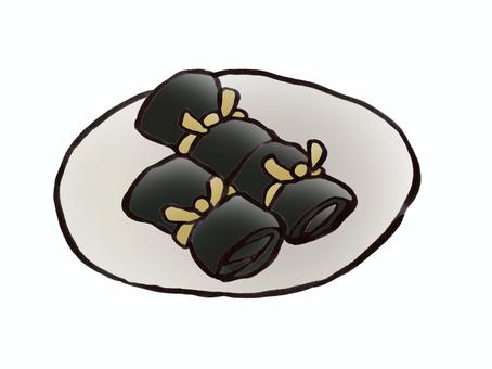 昆布巻 昆布巻 昆布巻,和食,海藻,食事,お正月,おせち,おかず,食べ物のイラスト素材