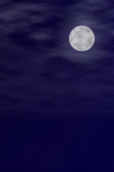 Full moon night sky _ cloudy _ vertical size, background, full moon, night sky, JPG