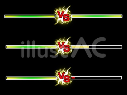 格闘ゲームのライフゲージ