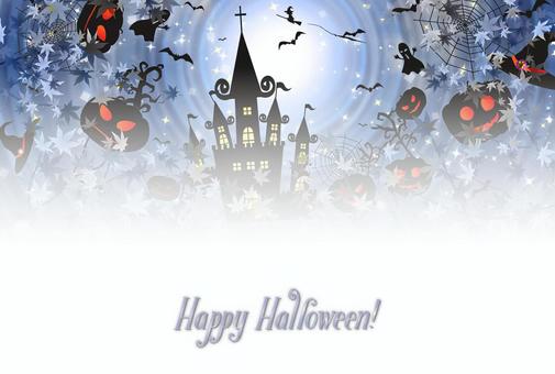 Halloween 90 Castle and Autumn Leaves Storm, , JPG and PNG