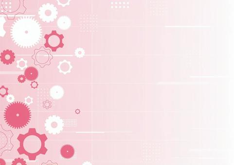 歯車とビジネスのピンク色のイメージ素材 ビジネス,歯車,グリッド,ライン,スタイリッシュ,グラデーション,ピンク,背景のイラスト素材