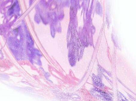 淡彩ステンドグラス-パープル04 ピンク光,淡色,透明感,ステンドグラス,グラデーション,淡彩,風,空気感,ノスタルジック,背景のイラスト素材