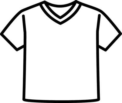 白の服です。 服,シンプル,シャツ,無地,半袖,衣類,ファッション,白のイラスト素材