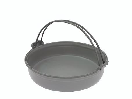 冬や秋の煮物や鍋物の調理道具のすき焼き鍋 すき焼き鍋,秋,冬,調理道具,台所用品,雑貨,容器のイラスト素材