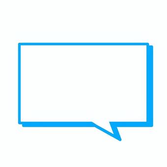 吹き出し 吹き出し,青,コメント,会話,コミュニケーション,情報,メッセージ,見出し,セリフ,ポイントのイラスト素材