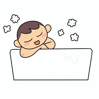 お風呂 お風呂,入浴,バスタブ,湯船,リラックス,清潔,快適,休息,健康,習慣のイラスト素材