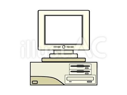 古いパソコン CD-ROM付き 画面透過