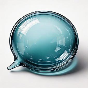Cute speech bubble, JPG Cute speech bubble, speech balloon, tiny, glass, JPG