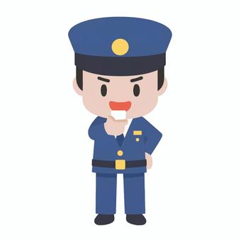 スマホを見て自信に満ちた警察官 警察官,スマホ,自信,笑顔,信頼,公務員,制服,現場,情報共有,デジタルのイラスト素材