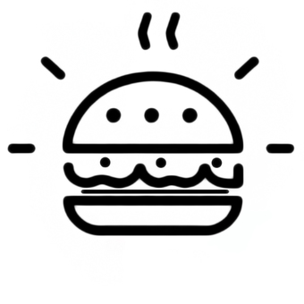 ハンバーガーのアイコンの画像素材 ハンバーガー,アイコン,シンプル,イメージ,イラスト,画像,モチーフ,デザイン,食べ物,テクスチャのイラスト素材