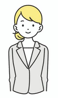 Woman in a suit, , JPG, PNG and AI