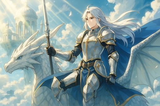 白竜を従えた凄腕の聖騎士