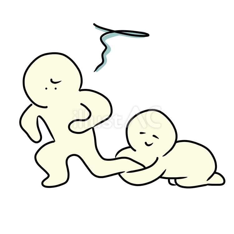 足を引っ張る 足手まとい,邪魔,引っ張るのイラスト素材