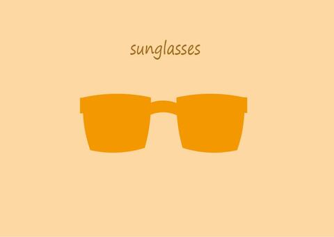 Illustration, sunglasses, silhouette, summer, JPG, PNG and AI