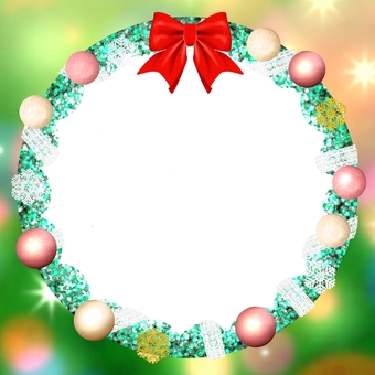 クリスマスのアイコンリング クリスマス,アイコン,アイコンリング,リング,クリスマスリース,リボン,雪の結晶,キラキラ,カラフル,無料のイラスト素材