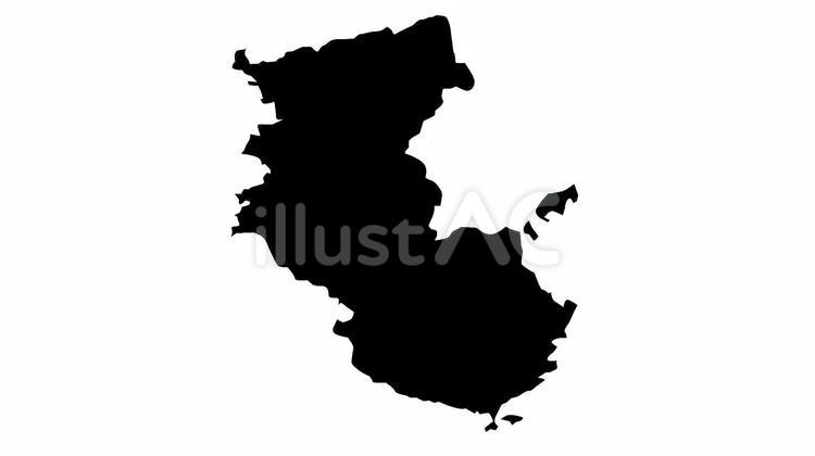 和歌山県地図のシルエット 和歌山県,シルエット,地図のイラスト素材