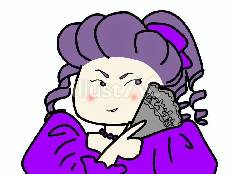 悪役令嬢 悪役,令嬢,お姫様のイラスト素材