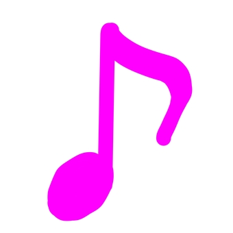 ピンクの手書き8分音符シンプルイラスト ピンクの手書き8分音符シンプルイラスト 8分音符,八分音符,音符,おんぷ,楽譜,譜面,音楽,背景透明,png,ミュージックのイラスト素材