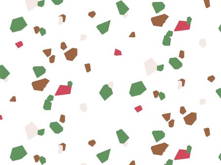 クリスマス配色　石っぽ背景 クリスマス,石,テラゾー,背景,フレーム,枠,シームレス,壁紙,囲み,柄のイラスト素材