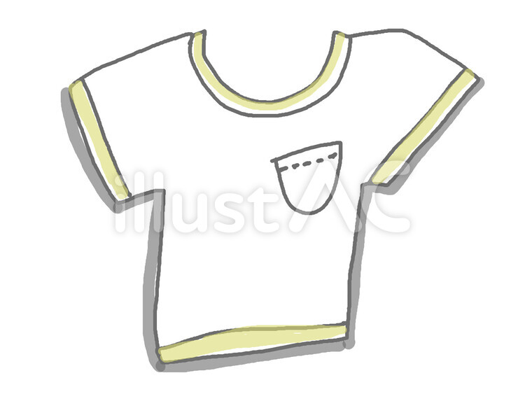 Tシャツ ティーシャツ,シャツ,洋服のイラスト素材