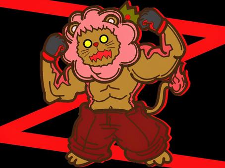 召喚されし悪魔プルソン『赤』 プルソン,悪魔,ソロモン,72柱,階級,王,モチーフ,カラー,怪物,魔物のイラスト素材