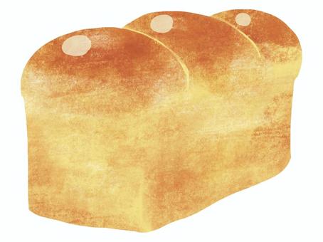 食パン　山型 食パン,山型食パン,パン作り,食べ物,シンプル,広告,挿絵,手描き,フリー素材,イラストのイラスト素材