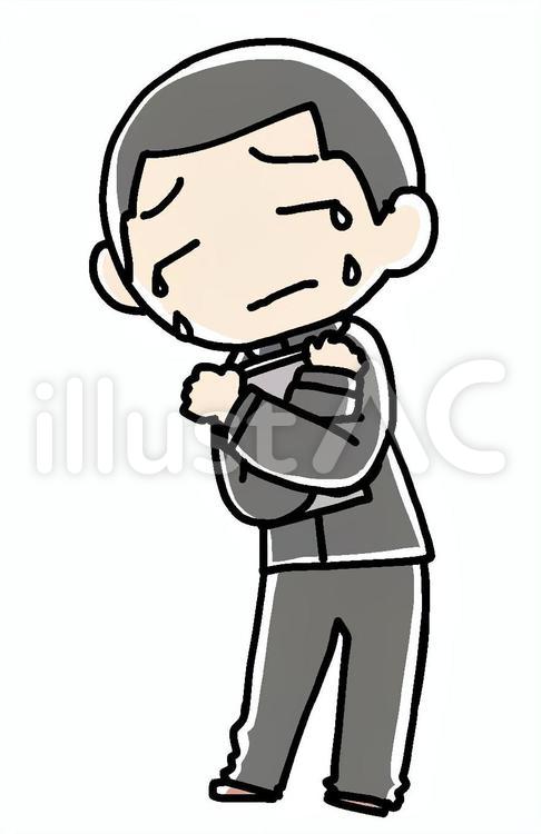 本を泣きながら抱きしめる少年 泣く,本,涙のイラスト素材